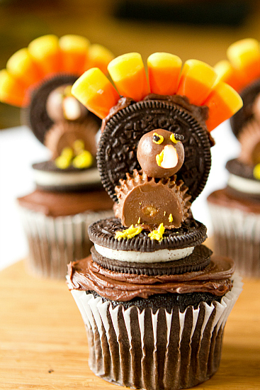 turkey cupcakes