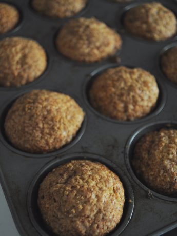 banana bread cupcake