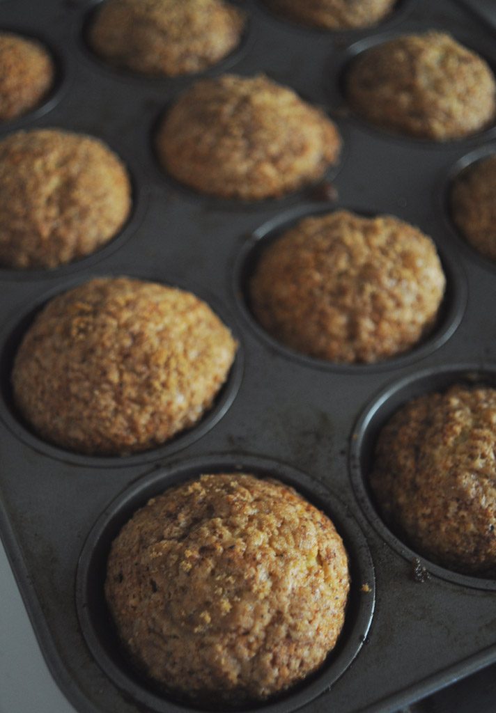 banana bread cupcake