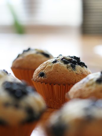 blueberries cupcakes