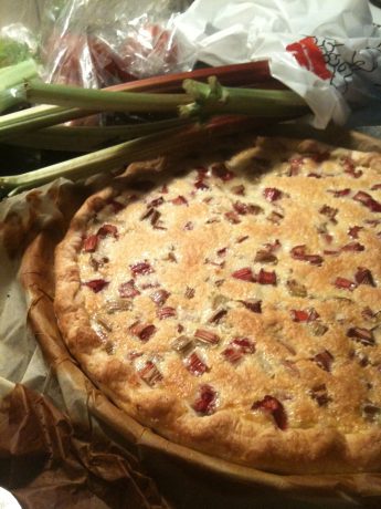 rhubarb pie recipe