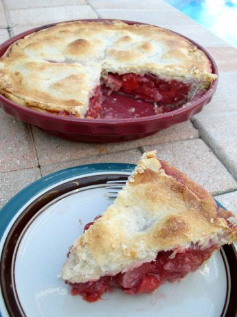 strawberry rhubarb pie recipe