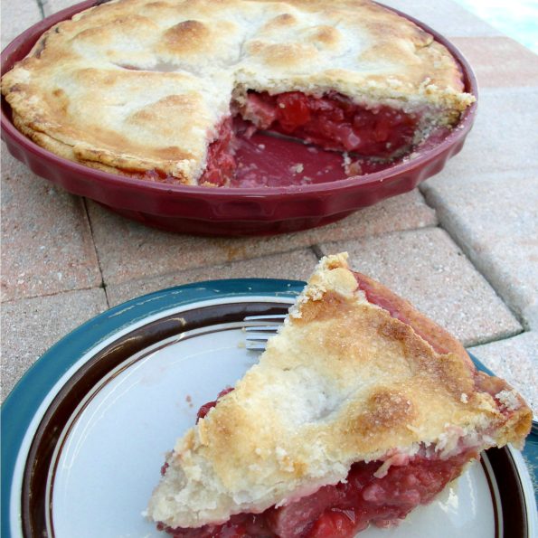 strawberry rhubarb pie recipe