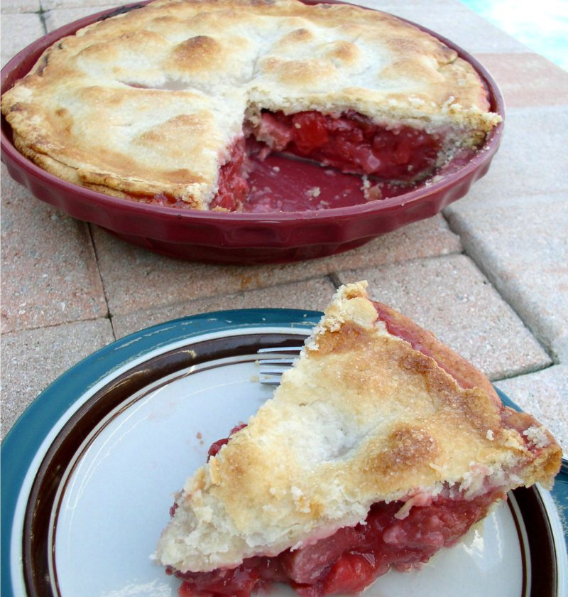 strawberry rhubarb pie recipe