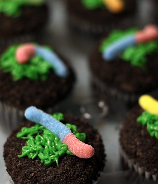 dirt cupcakes