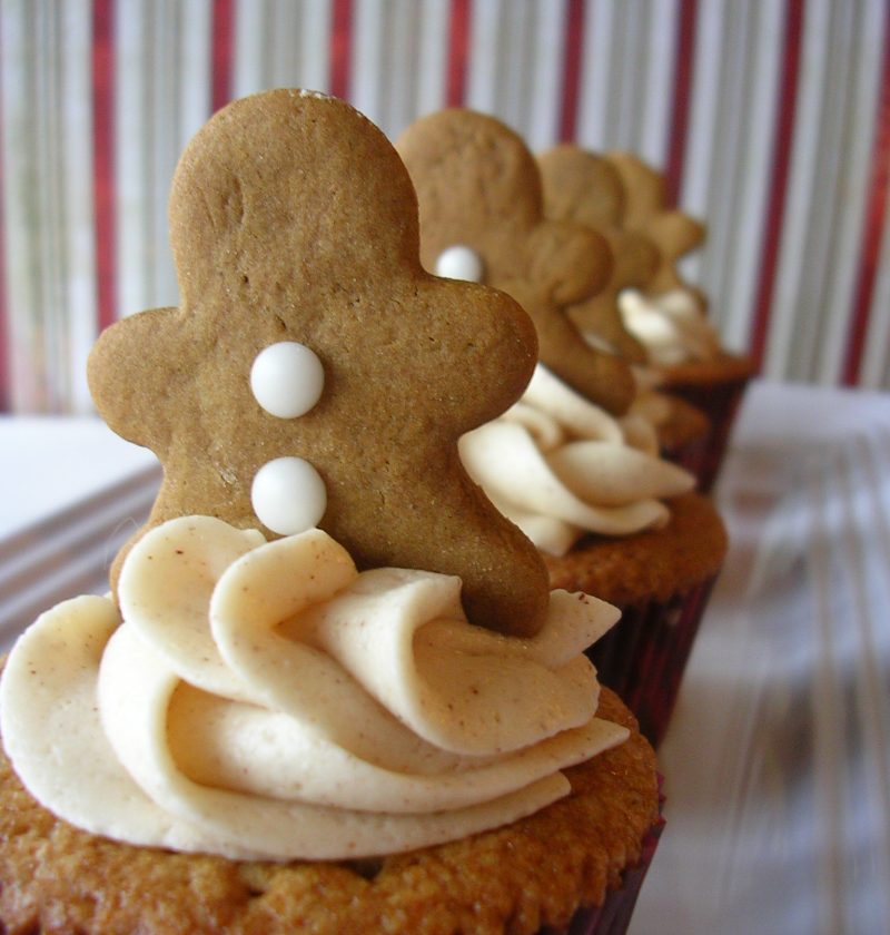 gingerbread cupcakes