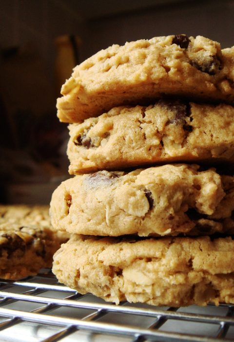 oat chocolate chip cookies